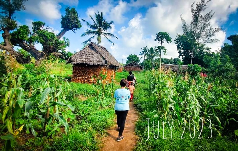 Staff and contractors at work